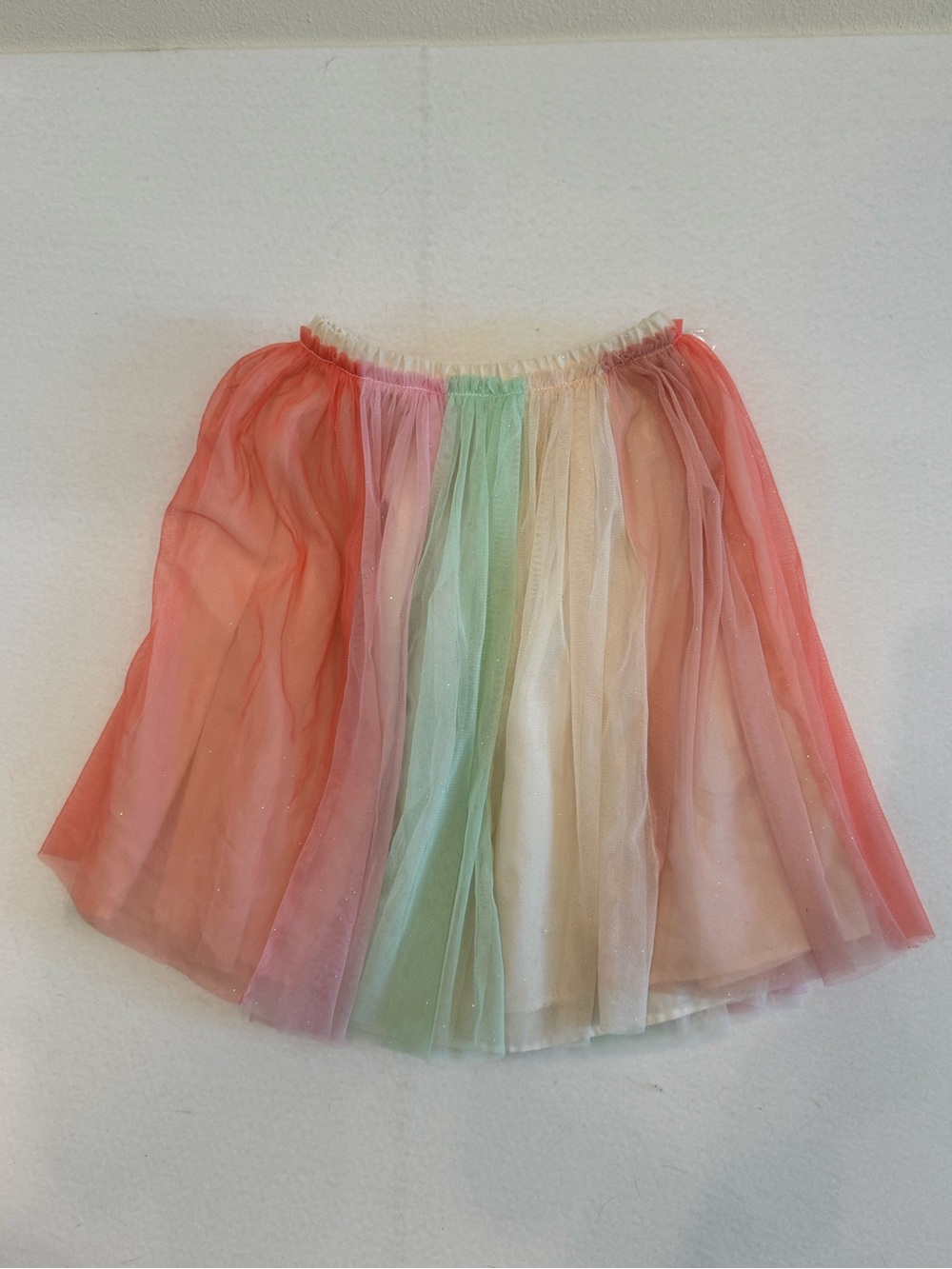 Pastel Rainbow Tulle Skirt - Multi